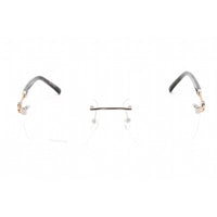 Charriol Men's Eyeglasses - Shiny Silver/Gold Titanium Square Frame | PC75091 C02 ,