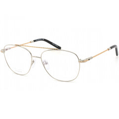 Charriol Men's Eyeglasses - Shiny Silver/Gold/Black Oval Shaped Frame | PC75077 C02