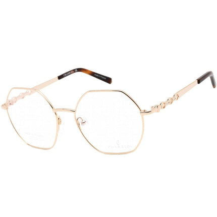 Charriol Women's Eyeglasses - Clear Lens Shiny Gold and Tortoise Frame | PC71038 C01 ,