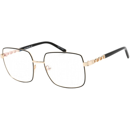 Charriol Women's Eyeglasses - Full Rim Shiny Gold/Black Metal Frame | PC71041 C02 ,
