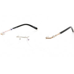 Charriol Women's Eyeglasses - Rimless Shiny Silver/Gold/Black Frame | PC71043 C02