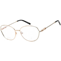 Charriol Women's Eyeglasses - Shiny Gold and Black Round Metal Frame | PC71032 C03