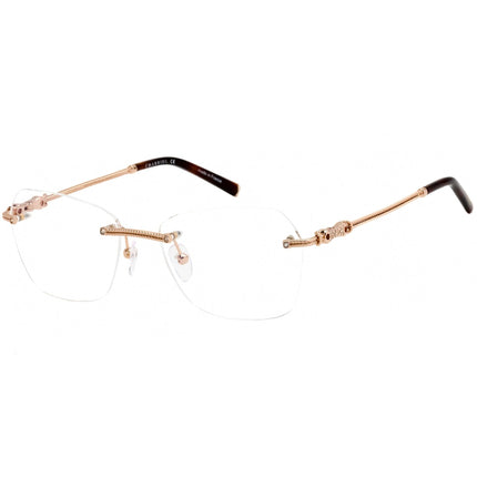 Charriol Women's Eyeglasses - Shiny Gold/Tortoise Geometrical Frame | PC71033 C01 ,