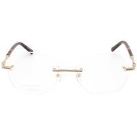 Charriol Women's Eyeglasses - Shiny Gold/Tortoise Round Shaped Frame | PC71043 C01 ,