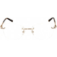 Charriol Women's Eyeglasses - Shiny Satin Gold Metal Cat Eye Shape Frame | PC71027 C01 ,