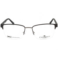 Chesterfield Men's Eyeglasses - Black and Matte Grey Square Frame | CH 87XL 0FRE 00 ,