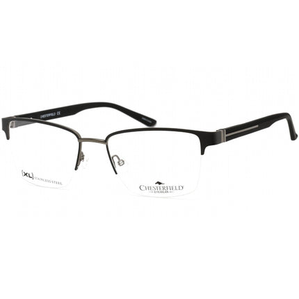 Chesterfield Men's Eyeglasses - Black and Ruthenium Square Frame | CH 87XL 0RZZ 00 ,