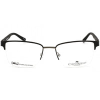Chesterfield Men's Eyeglasses - Black and Ruthenium Square Frame | CH 87XL 0RZZ 00 ,