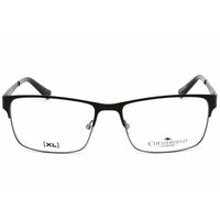 Chesterfield Men's Eyeglasses - Black/Gunmetal Metal Rectangular Frame | 34 XL 0RD2 00 ,