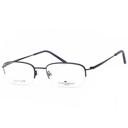 Chesterfield Men's Eyeglasses - Blue Matte Oval Metal Frame Clear Lens | 877 0EE1 00 ,
