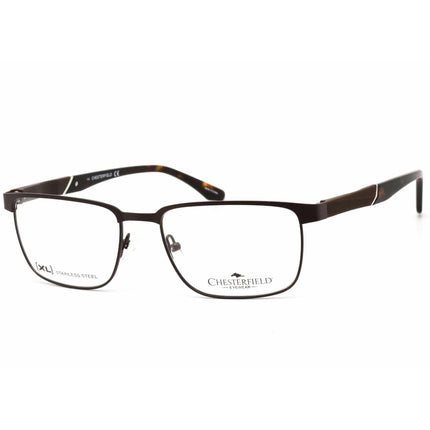Chesterfield Men's Eyeglasses - Bronze Havana Rectangular Metal | CH 82XL 0N70 00 ,