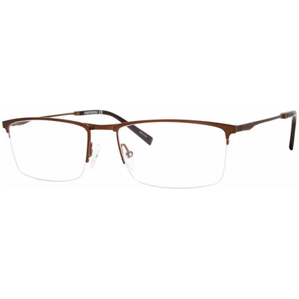 Chesterfield Men's Eyeglasses - Brown Rectangular Frame Demo Lens | CH 101XL 009Q ,