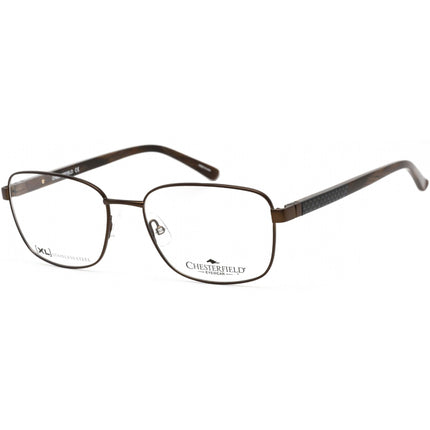 Chesterfield Men's Eyeglasses - Clear Demo Lens Brown Square Frame | CH 91XL 009Q 00 ,
