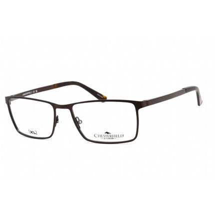 Chesterfield Men's Eyeglasses - Dark Brown Metal Rectangular Frame | 55XL 0R0Z 00 ,