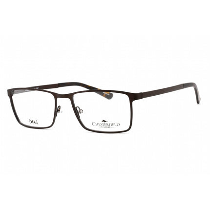 Chesterfield Men's Eyeglasses - Full Rim Dark Brown Metal Rectangular | 55XL 0R0Z 00 ,