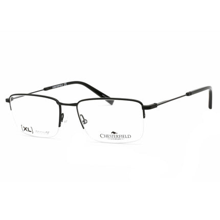 Chesterfield Men's Eyeglasses - Half Rim Matte Black Metal Frame | CH 81XL 0003 00 ,