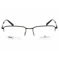 Chesterfield Men's Eyeglasses - Half Rim Matte Black Metal Frame | CH 81XL 0003 00 ,