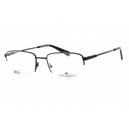 Chesterfield Men's Eyeglasses - Half Rim Matte Black Metal Frame | CH 96XL 0003 00 ,