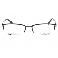 Chesterfield Men's Eyeglasses - Half Rim Matte Grey Metal Frame | CH 84XL 0FRE 00 ,