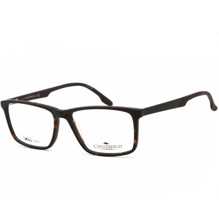 Chesterfield Men's Eyeglasses - Havana Rectangular Plastic Frame | CH 70XL 0086 00 ,