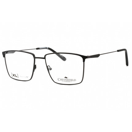Chesterfield Men's Eyeglasses - Matte Black Metal Rectangular Frame | CH 102XL 0003 00 ,