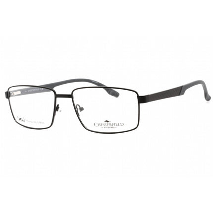 Chesterfield Men's Eyeglasses - Matte Black Metal Rectangular Frame | CH 83XL 0003 00 ,