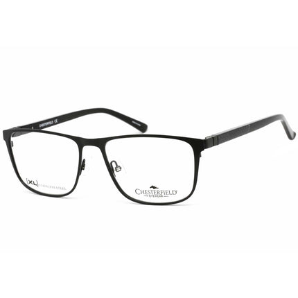 Chesterfield Men's Eyeglasses - Matte Black Metal Rectangular Frame | CH 89XL 0003 00 ,