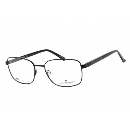 Chesterfield Men's Eyeglasses - Matte Black Stainless Steel Square | CH 91XL 0003 00 ,
