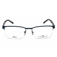 Chesterfield Men's Eyeglasses - Matte Blue Metal Rectangular Frame | CH 65XL 0FLL 00 ,