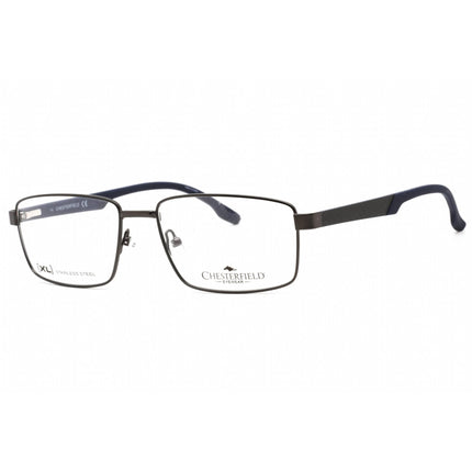 Chesterfield Men's Eyeglasses - Matte Grey Metal Rectangular Frame | CH 83XL 0FRE 00 ,
