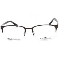 Chesterfield Men's Eyeglasses - Matte Grey Square Shaped Metal Frame | CH 86XL 0FRE 00 ,