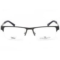 Chesterfield Men's Eyeglasses - Matte Slate Rectangular Half Rim Metal | 52/XL 0Y17 00 ,