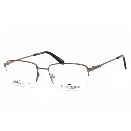 Chesterfield Men's Eyeglasses - Silver Rectangular Half Rim, 54 mm | CH 96XL 0YB7 00 ,