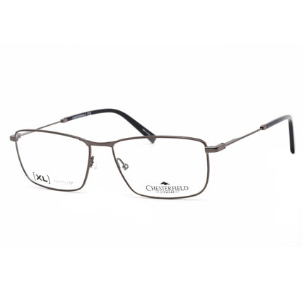 Chesterfield Men's Eyeglasses - Silver Rectangular Metal Full Rim | CH 80XL 0YB7 00 ,