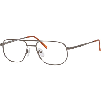 Chesterfield Unisex Eyeglasses - Light Brown Titanium Frame Demo Lens | CH 352/T 01WK ,