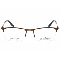 Chesterfield Women's Eyeglasses - Brown Half Rim Frame Clear Lens | CH 893 009Q 00 ,