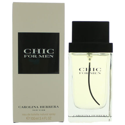 Chic by Carolina Herrera, 3.4 oz Eau De Toilette Spray for Men ,