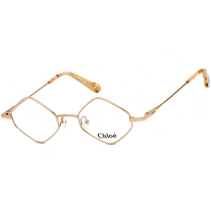 Chloe Unisex Eyeglasses - Full Rim Rose Gold Geometrical Shaped Frame | CE2158 780 ,