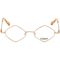 Chloe Unisex Eyeglasses - Full Rim Rose Gold Geometrical Shaped Frame | CE2158 780 ,