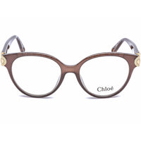 Chloe Women's Eyeglasses - Brown Cat Eye Full Rim Frame Clear Lens | CE2733 210 ,