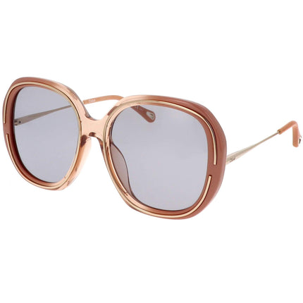 Chloe Women's Sunglasses - Asian Fit Shiny Nude Pink Frame | CH0078SA-30011531002 ,