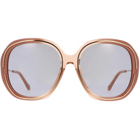 Chloe Women's Sunglasses - Asian Fit Shiny Nude Pink Frame | CH0078SA-30011531002 ,