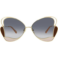 Chloe Women's Sunglasses - Butterfly Frame Grey Gradient Lens | CH0048S-30011230002 ,