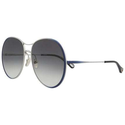 Chloe Women's Sunglasses - Gradient Grey Lens Metal Frame | CH0016S-30009862001 ,