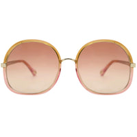 Chloe Women's Sunglasses - Gradient Orange Lens Acetate Frame | CH0029S-30009789002 ,