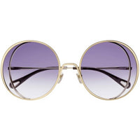 Chloe Women's Sunglasses - Violet Gradient Lens Metal Frame | CH0037SA-30009908005 ,