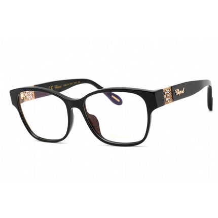Chopard Men's Eyeglasses - Full Rim Black Plastic Rectangular Frame | VCH304S 0700 ,