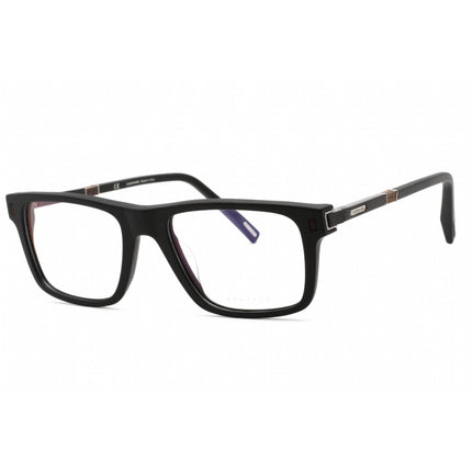 Chopard Men's Eyeglasses - Full Rim Matte Black Rectangular Shape Frame | VCH313 0703 ,