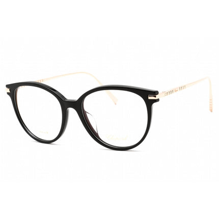 Chopard Men's Eyeglasses - Full Rim Shiny Black Plastic Round Frame | VCH298N 0700 ,