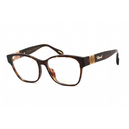 Chopard Men's Eyeglasses - Shiny Dark Havana Plastic Cat Eye Frame | VCH304S 0722 ,